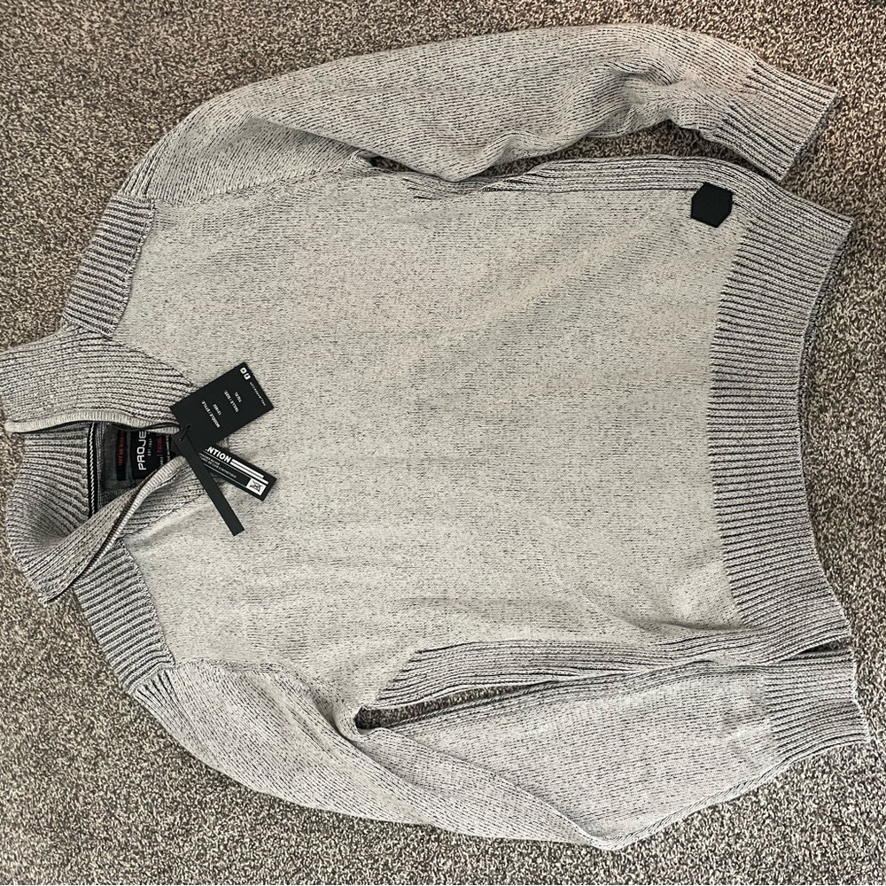 Gray Knit Sweater